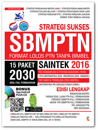 Buku Strategi Sukses SBMPTN Saintek 2016